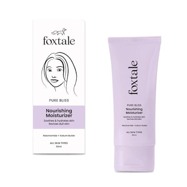 Foxtale Nourishing Face Moisturizer | Niacinamide for 24-Hr Hydration – 50ml